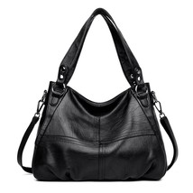 Fashion Women Tote Leather Sheepskin Bags Handbags Women Famous Brand Female Cro - £39.97 GBP