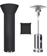 Patio Heater Covers In Black, 89&quot; In Height With A 33&quot; Dome And A 19&quot; Ba... - $751.77 MXN