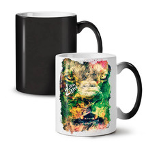 Lion Zion Cat Face NEW Colour Changing Tea Coffee Mug 11 oz | Wellcoda - £15.97 GBP