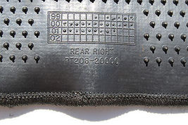 2000-2005 TOYOTA CELICA GT GT-S PASSENGER REAR RIGHT CARPET FLOOR MAT GTS 2119 image 7