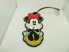 Disney Minnie Mouse Backpack Pack Luggage Duffel Book Bag Rubber Label Name Tag - £12.11 GBP