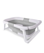 Hopscotch Lane Deluxe Soft Bath - Foldable Infant Bath, Grey, - $22.99