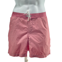 Celio Swim Shorts Pink Striped Medium Length Board-shorts/ Trunks Men&#39;s ... - £10.55 GBP