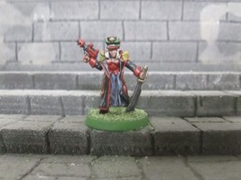 games day female commissar imperial guard metal 40K citadel painted warh... - $29.22