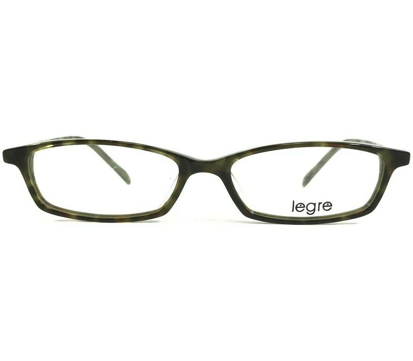 Legre LE-104 COL.314 Brille Rahmen Grün Schildplatt Rechteckig Voll Felg... - $59.39