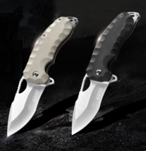 Mini Folding Flipper Knife | G10 | SUPER-FAST ONE-HAND Open | Usa Shipper - £23.89 GBP