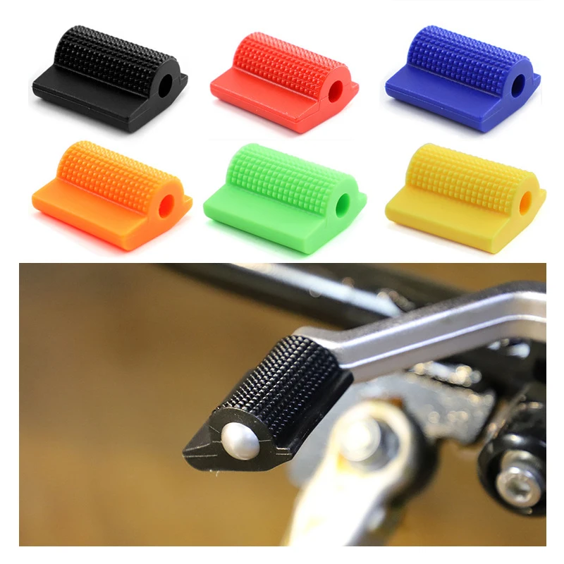 Universal Six Color Motorcycle Shift Gear Lever Pedal Rubber Cover Shoe - $7.93