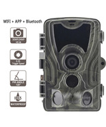 Wifi Hunting Camera Photo Traps 30MP 4K Night Vision Trail 0.3s Wildlife... - $142.61 CAD
