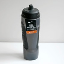 Nike Hyperfuel Squeezable Water Bottle 24 Oz Black/Grey - £17.36 GBP