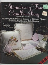 Strawberry Time Candlewicking Pattern Booklet 7712 Embroidery Stitching - $7.84
