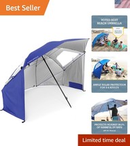 Super-Brella 8&#39; Canopy Umbrella: UPF 50+ Sun &amp; Rain Protection for All O... - $2,101.53 MXN