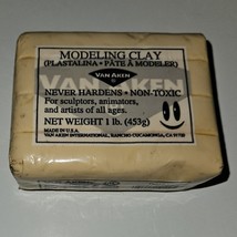 Van Aken Modeling Clay IVORY Weight 1 lb Never Hardens SEALED/NEVER USED - $11.83