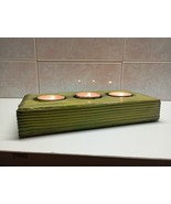 Shou sugi ban tea light candle holder  - $30.00
