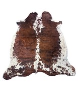Tricolor Cowhide Rug Size: 7.2x6 feet Colombia-63 - $4,640.20 MXN
