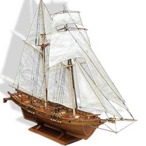 3D Wooden Puzzle DIY Ship Model Sailing Boat Miniature Building Kit - £22.65 GBP
