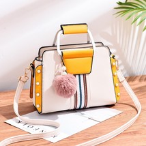 OkoLive Bag Girl 2022 New Fashion European and American Bags Contrast Color Larg - £44.07 GBP