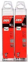 2 packs 5 Skil 5/32 Best For Brick Mortar Bulk Drill Bits 10 Total 93152 - £20.77 GBP