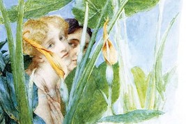 A Beautiful Flower by Sir Lawrence Alma-Tadema - Art Print - £17.57 GBP+