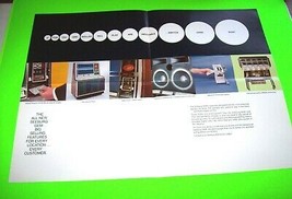 LS2 Gem Seeburg 1969 Original Jukebox Phonograph Music FLYER Foldout Bro... - £22.41 GBP