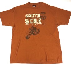 Harley-Davidson T-Shirt Mens XL Orange Man-O-War I-95 Hwy 101 KY - £9.61 GBP