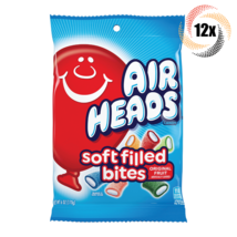 12x Bags Airheads Soft Filled Bites Original Fruit Candy | 6oz | Fast Shipping - £33.54 GBP