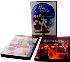 3 Pack of DVD&#39;s, White Christmas, Oceans Eleven, What Happens In Vegas. - £7.76 GBP