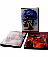 3 Pack of DVD&#39;s, White Christmas, Oceans Eleven, What Happens In Vegas. - $190.59 MXN