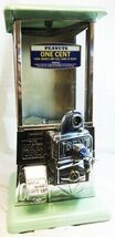 Masters Penny Operated Candy/Peanut Machine circa 1930's Green/Tan - $995.00