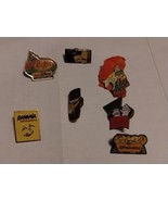 Lapel Pins lot Of 7 VTG Dessert Sweet Bread Banania Kit Disney DK Coffee... - $447.84 MXN
