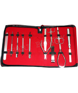 NEW 12 PCS HIGH QUALITY STAINLESS STEEL MANICURE AND PEDICURE BEAUTY TOO... - $70.68 CAD
