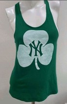 Victoria&#39;s Secret PINK Tank Top Womens XS Green Shamrock St. Patricks Day - £6.99 GBP