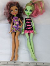 Mattel Monster High Venus McFlytrap 2011 Clawdeen Wolf 2008 Lot - $29.95