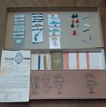 GAMES Vtg Original CLUE Detective Board Game 1963 Parker Brothers Complete - £17.43 GBP