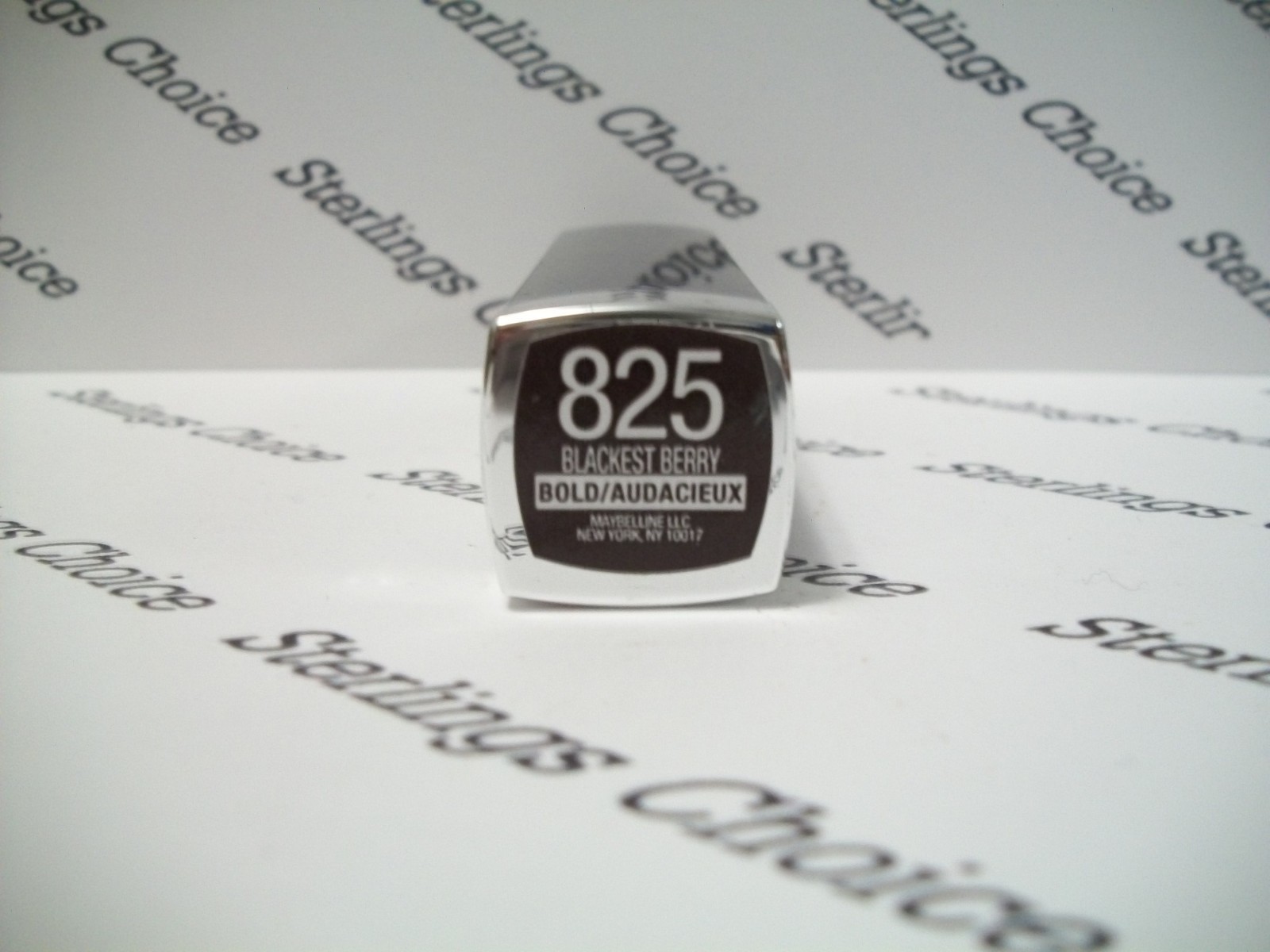 Maybelline Color Sensational Bold Lipstick #825 Blackest Berry - $7.37