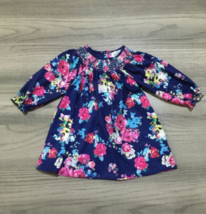 NEW Boutique Girls Smocked Floral Long Sleeve Dress - £13.58 GBP