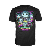 Stranger Things Arcade Exclusive Boxed Tee Black Light Size Medium - $15.62