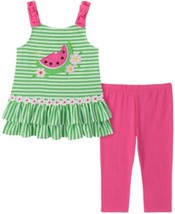 Kids Headquarters Baby Girls 2-Pc. Top and Leggings Set - £14.83 GBP