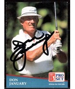Don January Signed Autographed 1991 Pro Set PGA Golf Card - $15.00