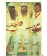 ⭕VTG card pocket calendar 1986 ZZ Top Portugal group music singer - $2.48