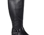 New Frye Womens Edelle Stacked Heel Black Leather Riding Boots Size 7M F... - $94.04