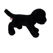 Douglas The Cuddle Toy Black Dog Puppy Labrador Stuffed Animal Plush Brown Eyes - £10.27 GBP