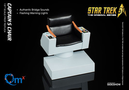 Quantum Mechanix Star Trek: The Original Series Captain&#39;s Chair 1/6 Scale FX Rep - £106.57 GBP