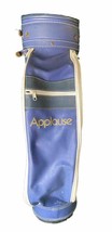 Applause Golf Bag Single Strap 6-Dividers 5 Pockets Zippers Work Nice Condition - £169.37 GBP