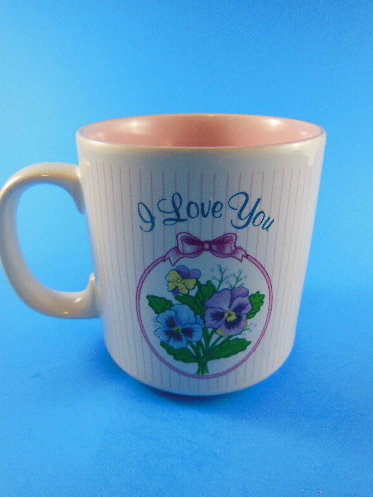 Primary image for Vintage Mothers Day Gift Mug coffee tea Cup Russ Berrie I Love You