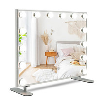 2-in-1 Vanity Mirror with 14 Dimmable LED Bulbs - Color: Silver - $139.49
