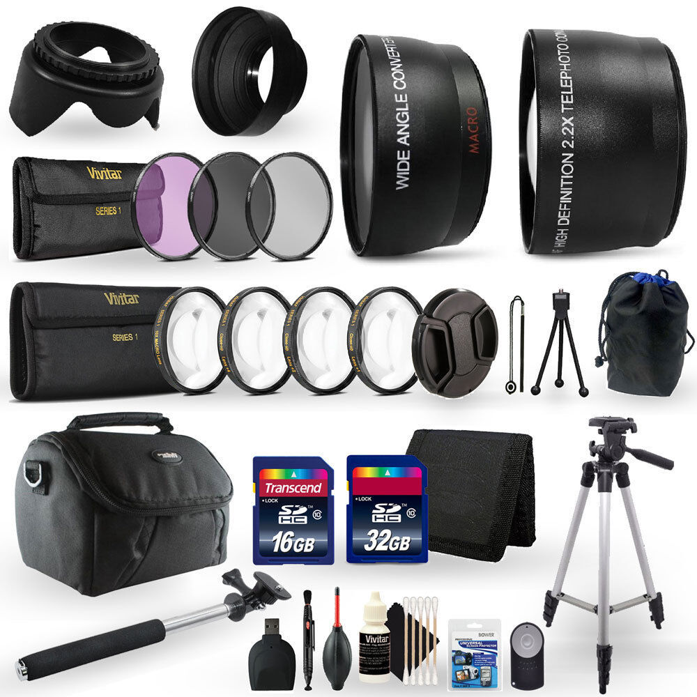 48GB Top Accessory Kit for Canon EOS Rebel T6i Digital SLR Camera - £115.53 GBP
