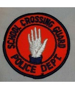 New Embroidered Uniform Patch SCHOOL CROSSING GUARD POLICE DEPARTMENT NOS - £5.54 GBP