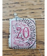 Belgium Stamp Lion Rampant 20c Used 409 Circular Cancel - $1.36 CAD
