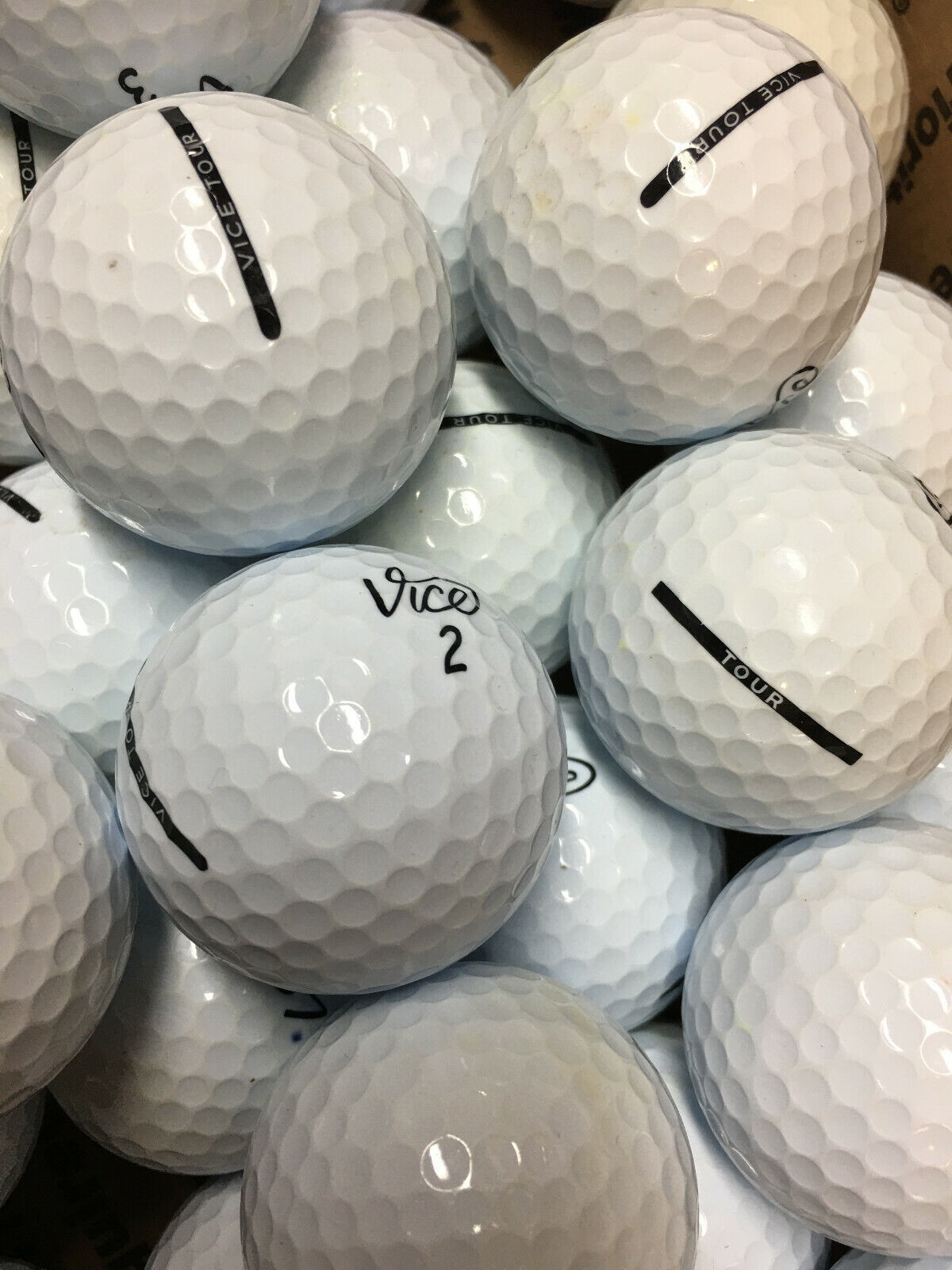 12 White Vice Tour Premium AAA Used Golf Balls - $16.40