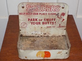 Vintage Smokers Park or Snuff Your Butts Ashtray - $1,384.01 MXN